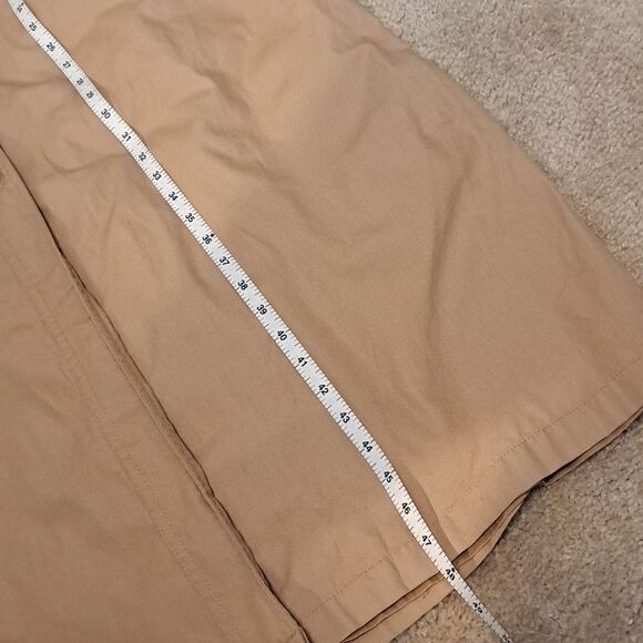 Classic Vintage Trench Coat Removable zipper Lining Pockets Funnel Neck Size 8 - Picture 8 of 16